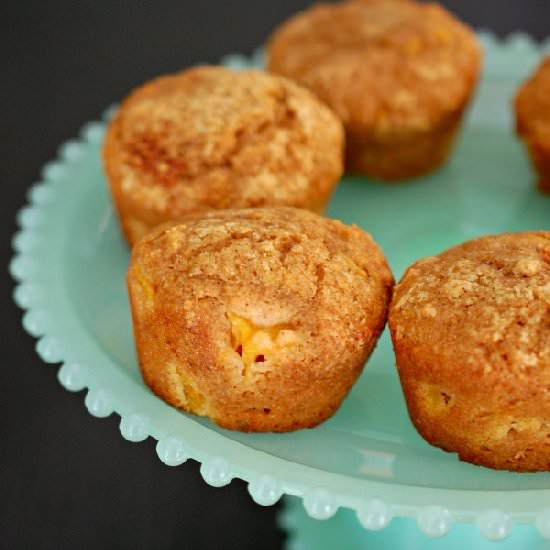 Pumpkin and Peach Muffins