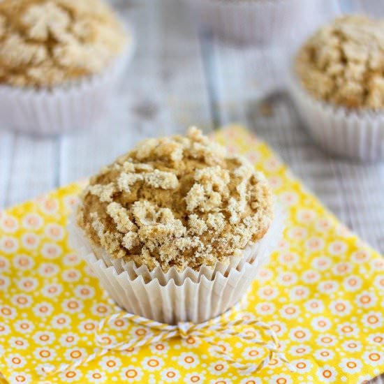 Browned Butter Banana Muffins