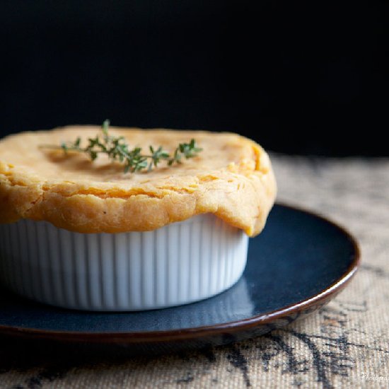 Chicken Pie w/Sweet Potato Crust