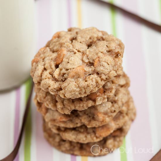 Oatmeal butterscotch cookies