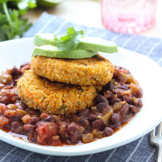 Sweet Potato Quinoa Fritters