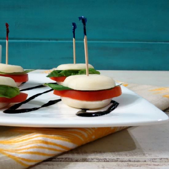 Mini Cheesy Caprese Sandwich