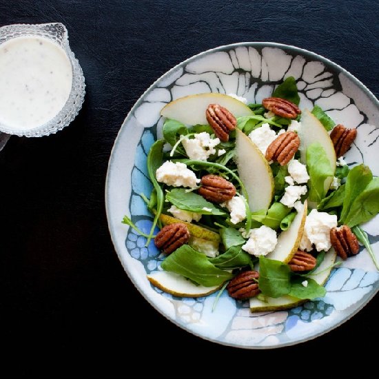 Arugula Salad with pears