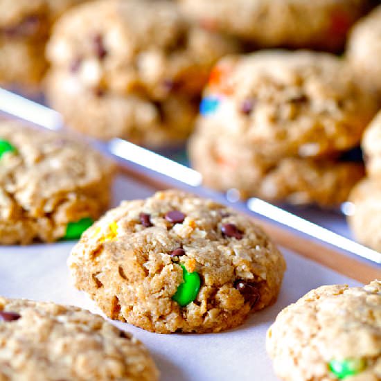 Chewy Monster Cookies