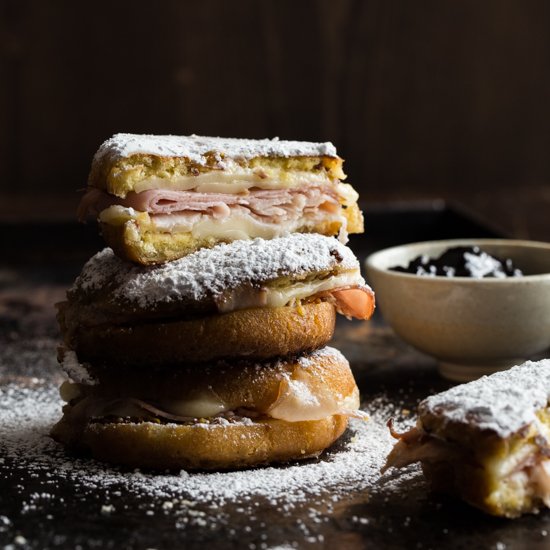 Doughnut Monte Cristo Sliders