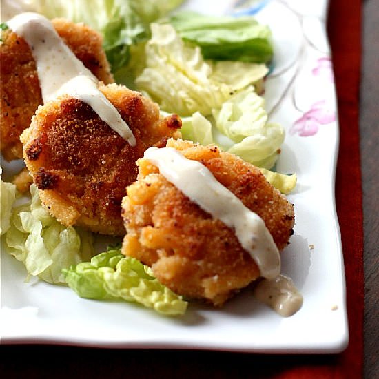 Spicy Mac and Cheese Patties