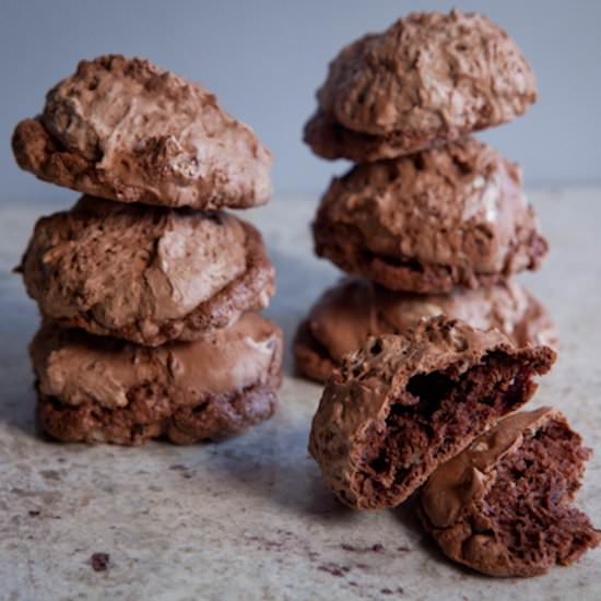 Cherry-Chocolate Meringue Cookies