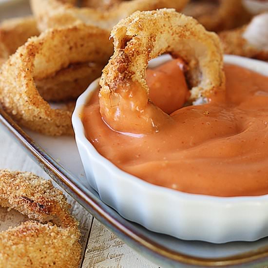 Oven Baked Onion Rings