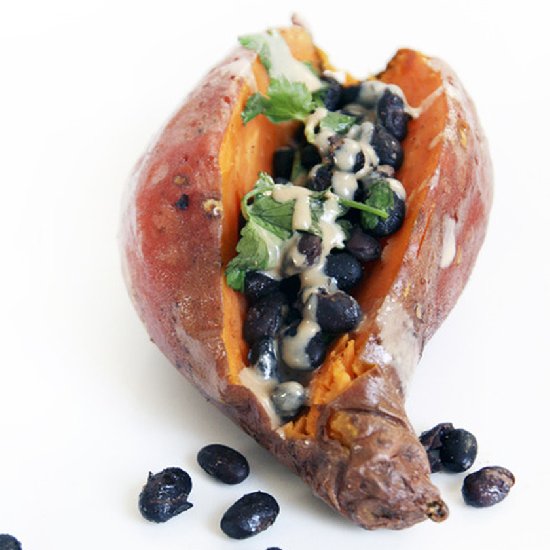 Black Bean Stuffed Sweet Potato