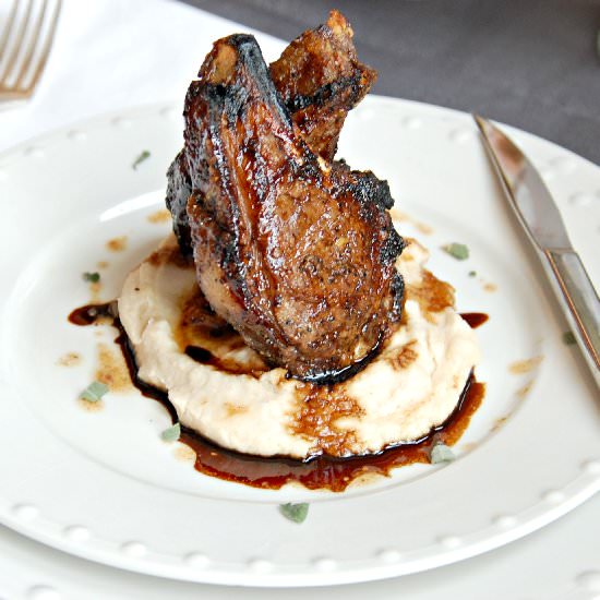 Balsamic Glazed Lamb Chops