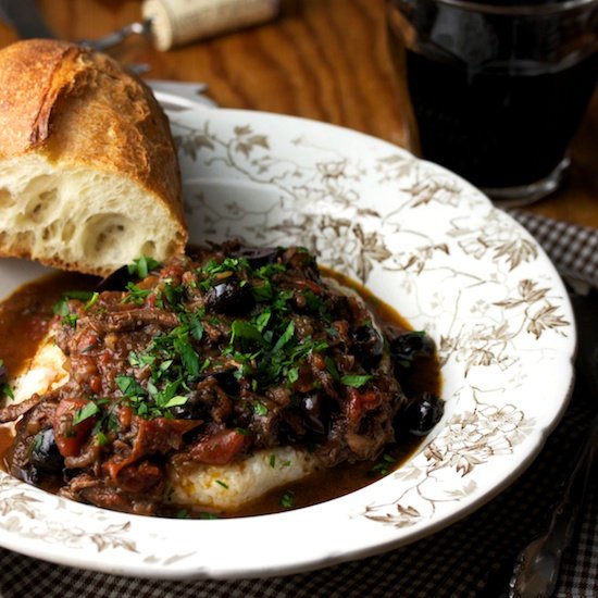 Oxtail Ragout with Olives