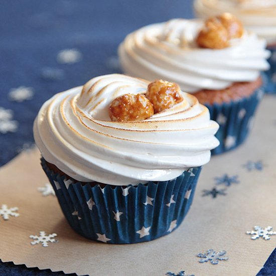 Macadamia and Meringue Cupcakes