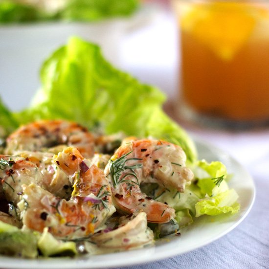 Roasted Shrimp Salad