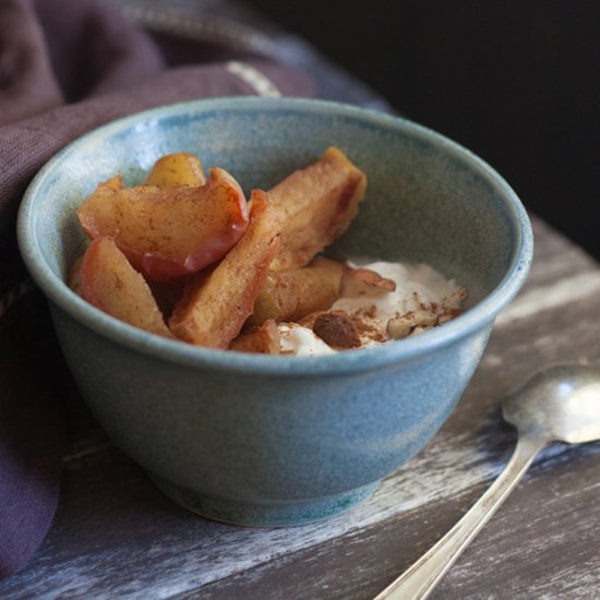 Cinnamon Maple Roasted Apples