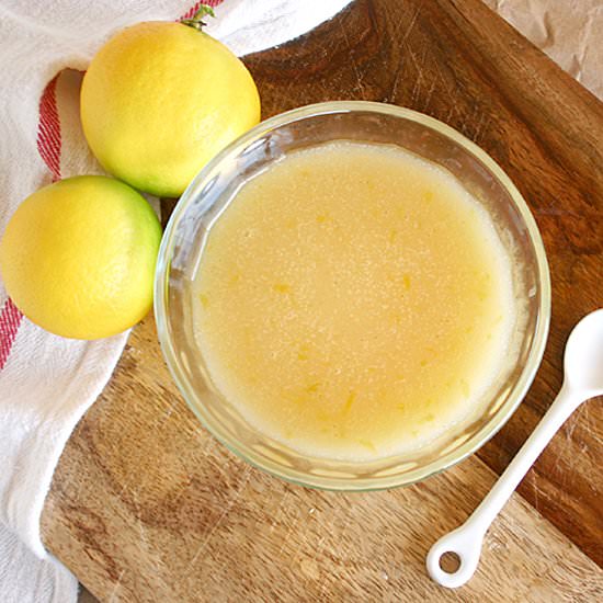 Honey Meyer Lemon Curd