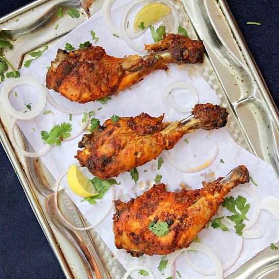 Baked Chicken Indian style