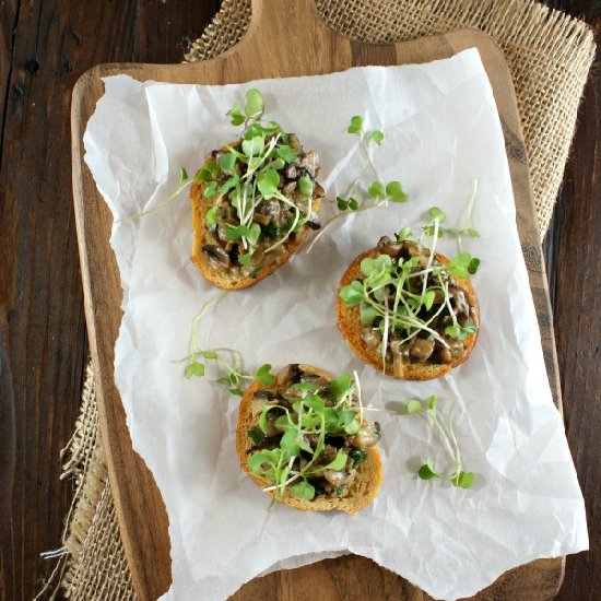 Wild Mushroom Crostini