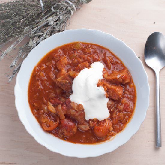 Warming Winter Tomato Soup