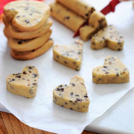 Heart Shaped Cookies the Easy Way