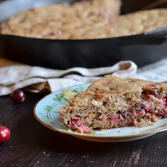 Cranberry Skillet Cake