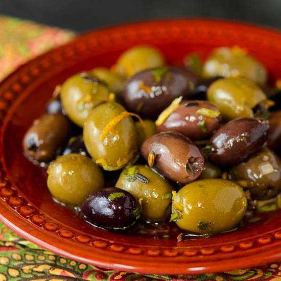 Herb and Citrus Olives