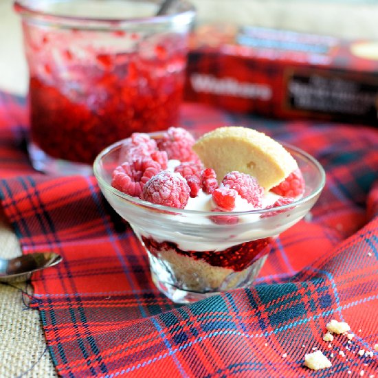 Raspberry Whisky Cream Pots