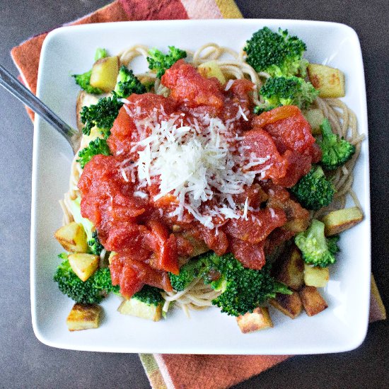 Fiery Vegetable Pasta