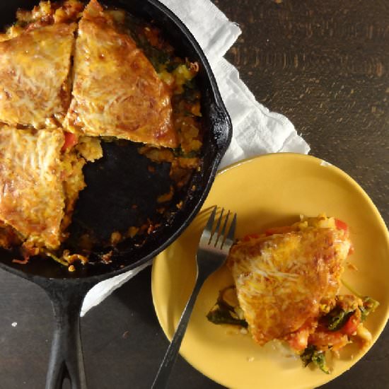 Spicy Chicken Enchilada Casserole