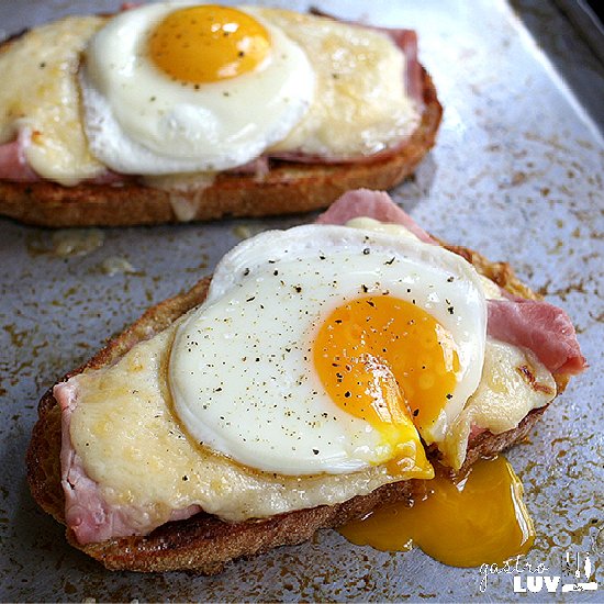 Open Face Croque Madame