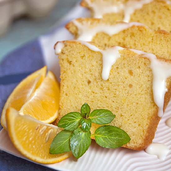 Meyer Lemon Pound Cake