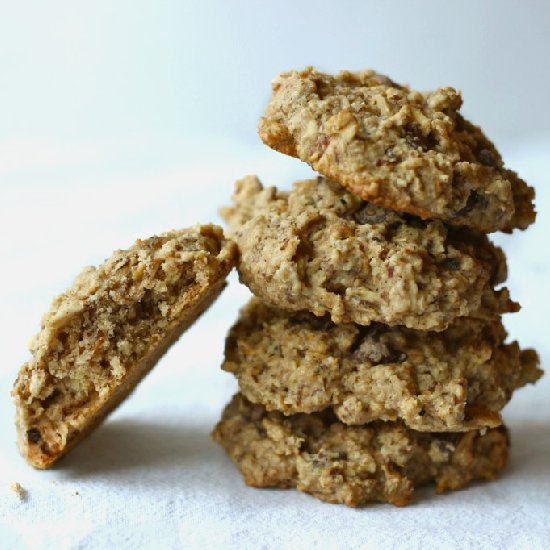 Vegan Oatmeal Chocolate Chip Cookie