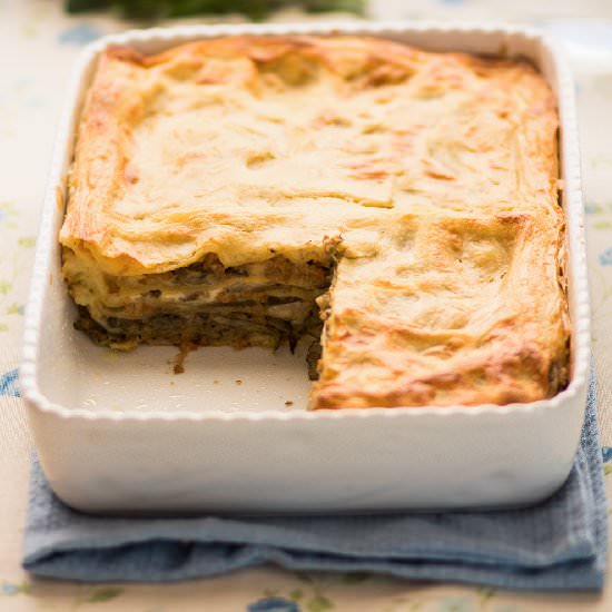 Artichoke and White Sauce Lasagna