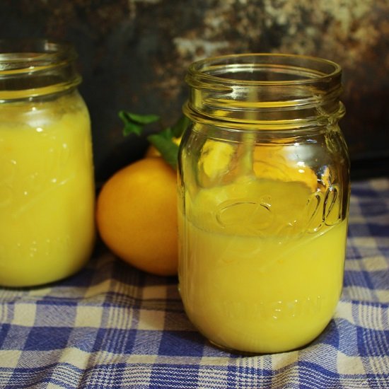 Homemade Meyer Lemon Curd