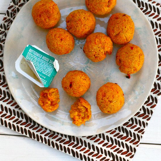 Carrot Cheese Bites