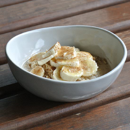 Banana + Cinnamon Oats