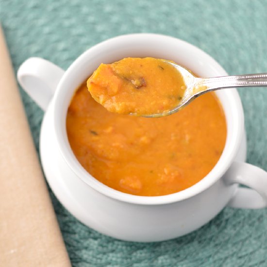 Sweet Potato and Bacon Soup