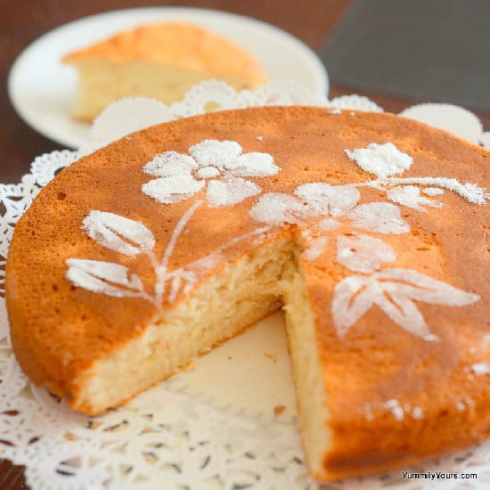 Eggless Sponge Cake