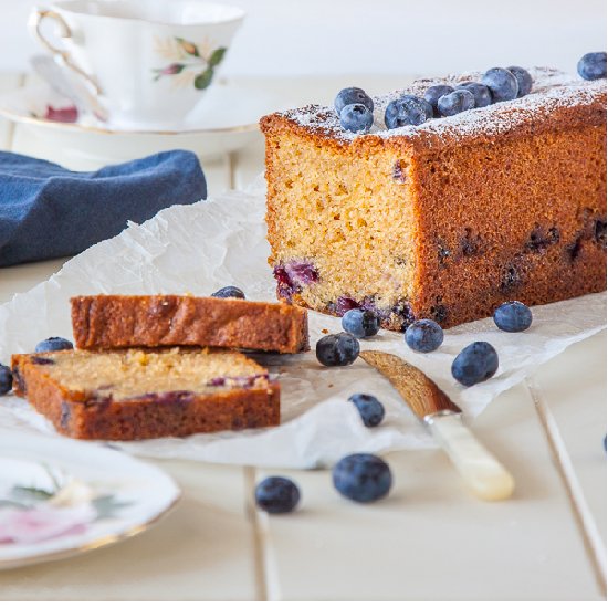 Blueberry and Earl Grey Cake