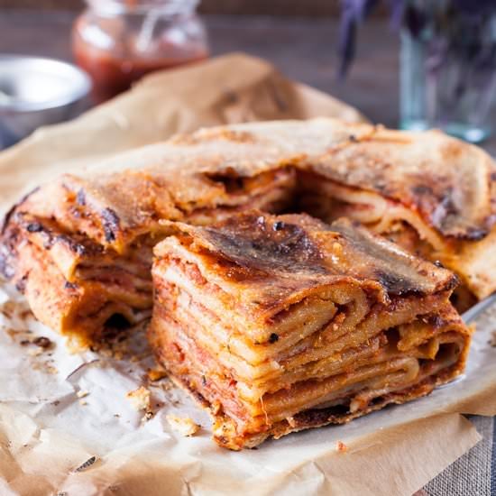 Italian Cheese and Tomato Pie