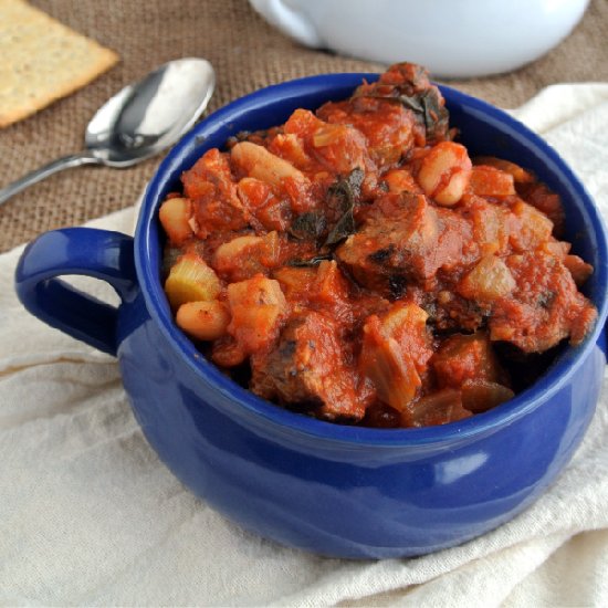 Cannellini Bean and Sausage Stew