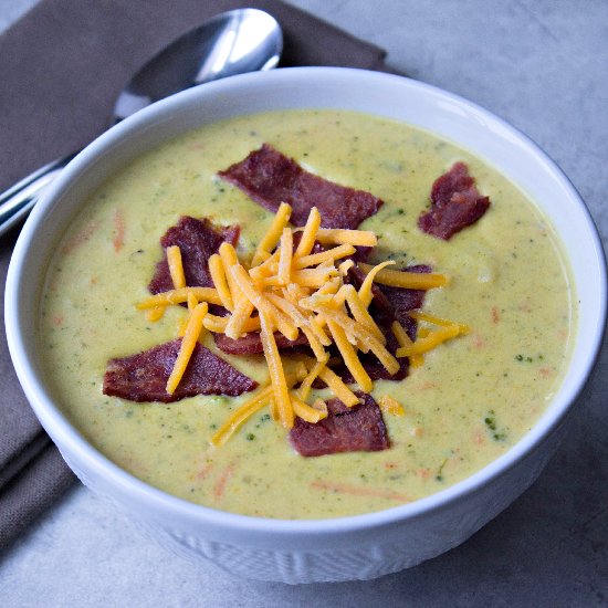 Potato, Broccoli, and Cheddar Soup