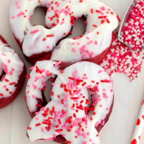 Red Velvet Soft Pretzels