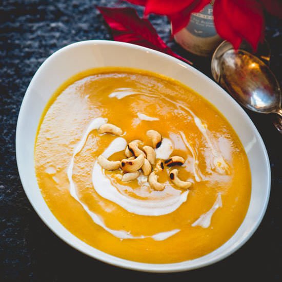 Miso Coconut Butternut Soup