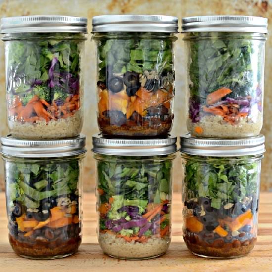 Salad in a Jar- How To