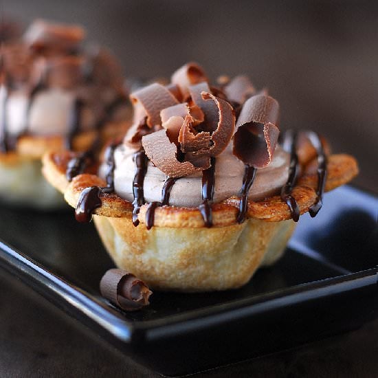 Nutella and Chocolate Pies