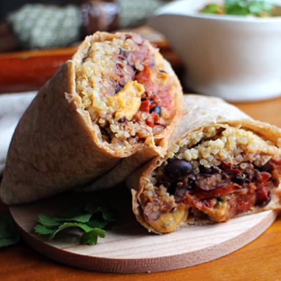 Southwestern Chili Cheese Burrito