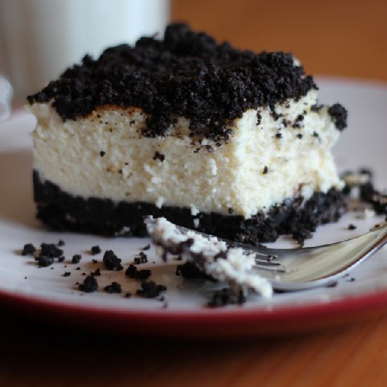 Quadruple Stuffed Oreo Cheesecake