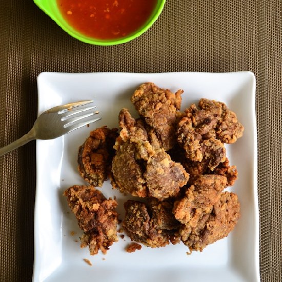 Crispy Fried Chicken Liver