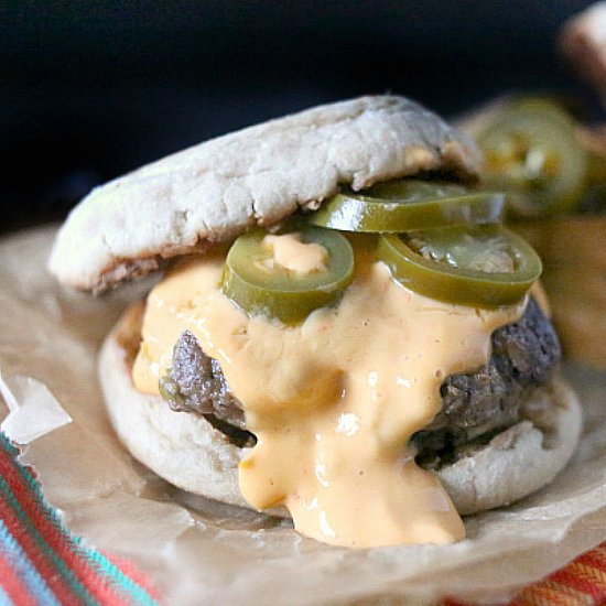 Extra Cheesy Nacho Burger