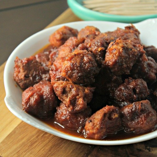 Sweetly Spicy Southern Meatballs